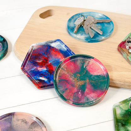 Resin Art Casting Coasters