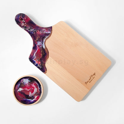 Resin Cheeseboard & Coaster