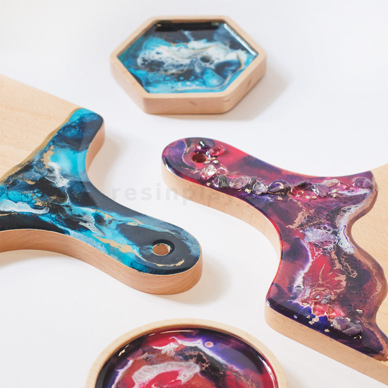 Resin Cheeseboard & Coaster