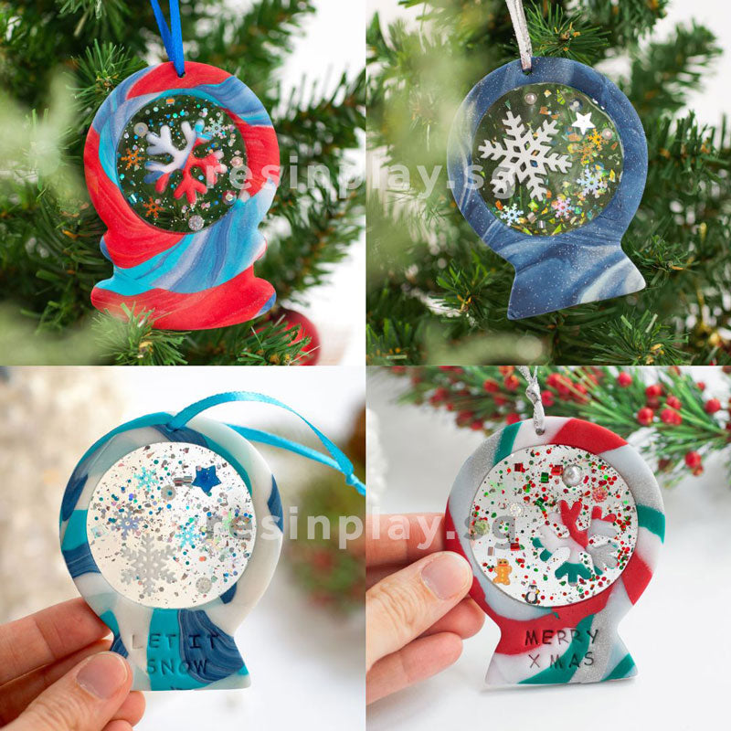 Christmas Snow Globe Ornaments Workshop