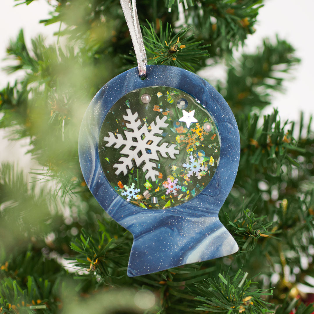 Christmas Snow Globe Ornaments Workshop